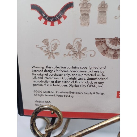 Studio Bernina Tassels & Trims Embroidery Designs CD By Louisa Meyer 768 - Picture 7 of 12